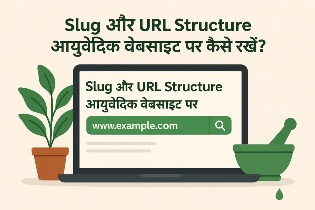 Slug and URL Structure Ayurvedic website par kaise rakhe